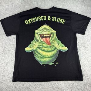 Ghostbusters x EHP Labs Tee T Shirt‎ Medium SLIMER Gym Workout Top Black